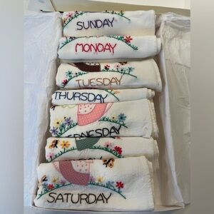 Embroidered Kitchen Towels